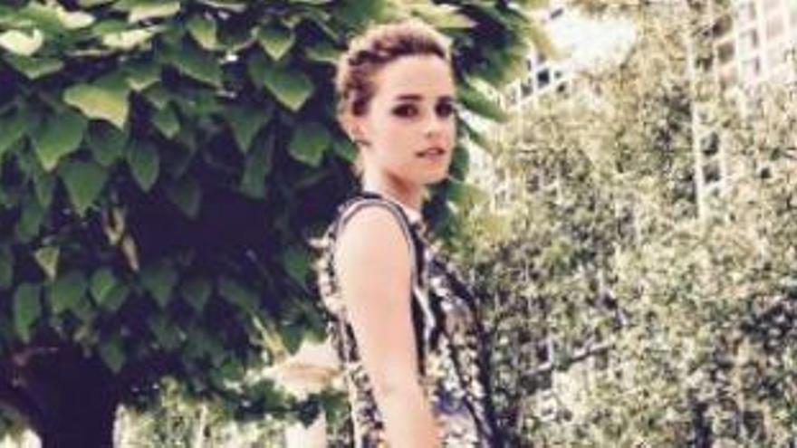 Emma Watson presume de bolso valenciano