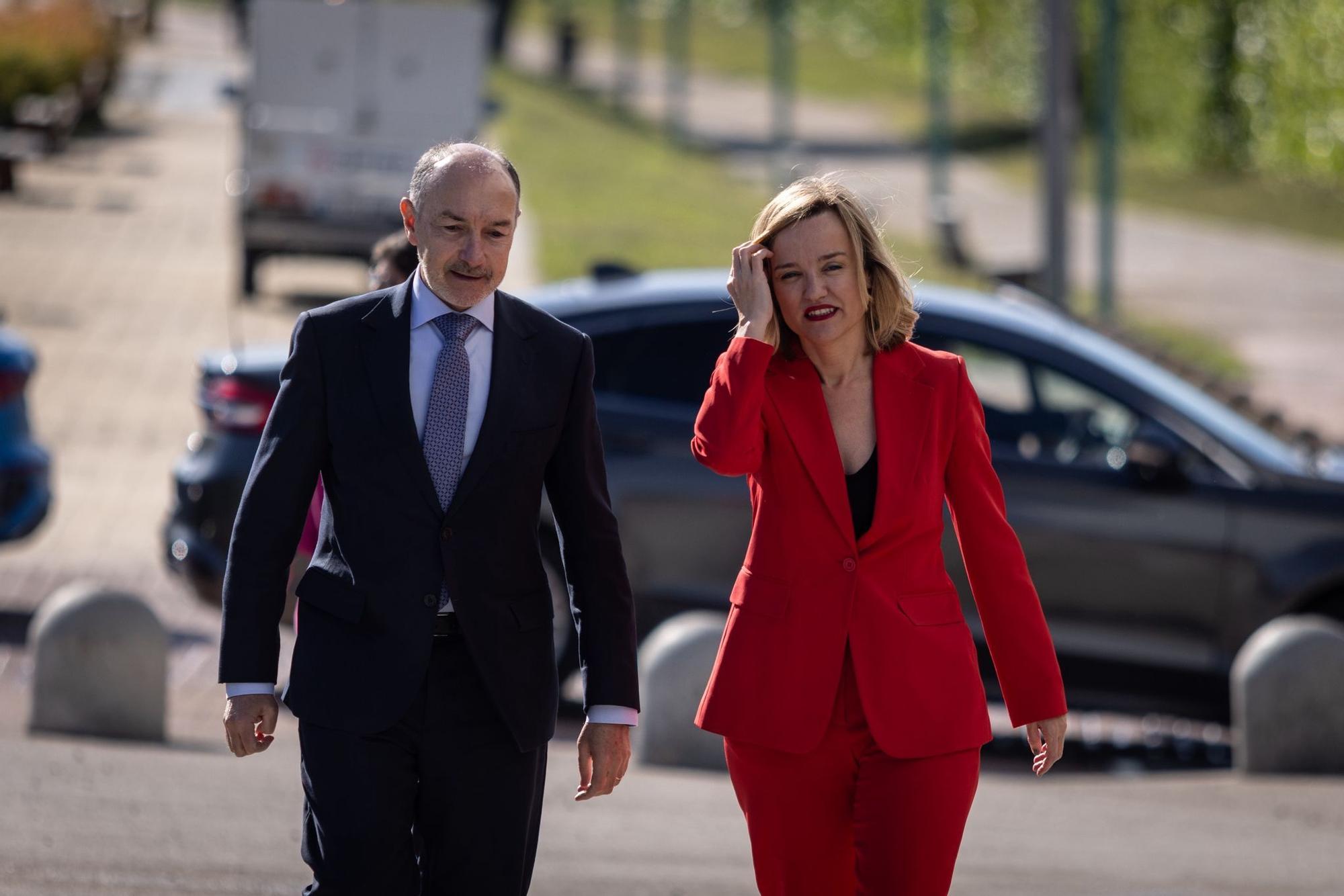 En imágenes | Desayuno informativo organizado por EL PERIÓDICO DE ARAGÓN con Salvador Illa y Pilar Alegría en Zaragoza