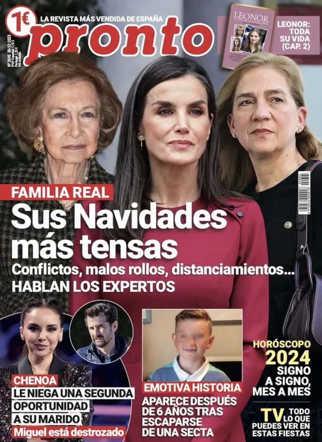 Portada de la revista Pronto del 26 de diciembre de 2023