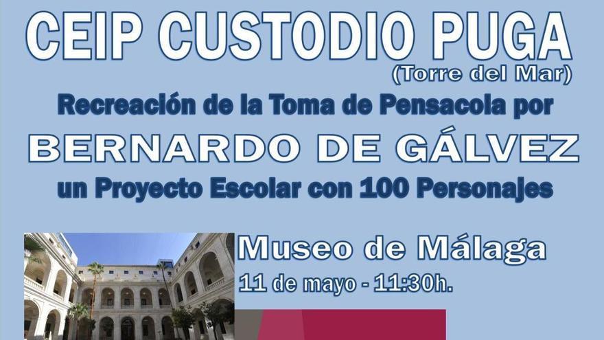 El CEIP Custodio Puga recrea la toma de Pensacola por Bernardo de Gálvez