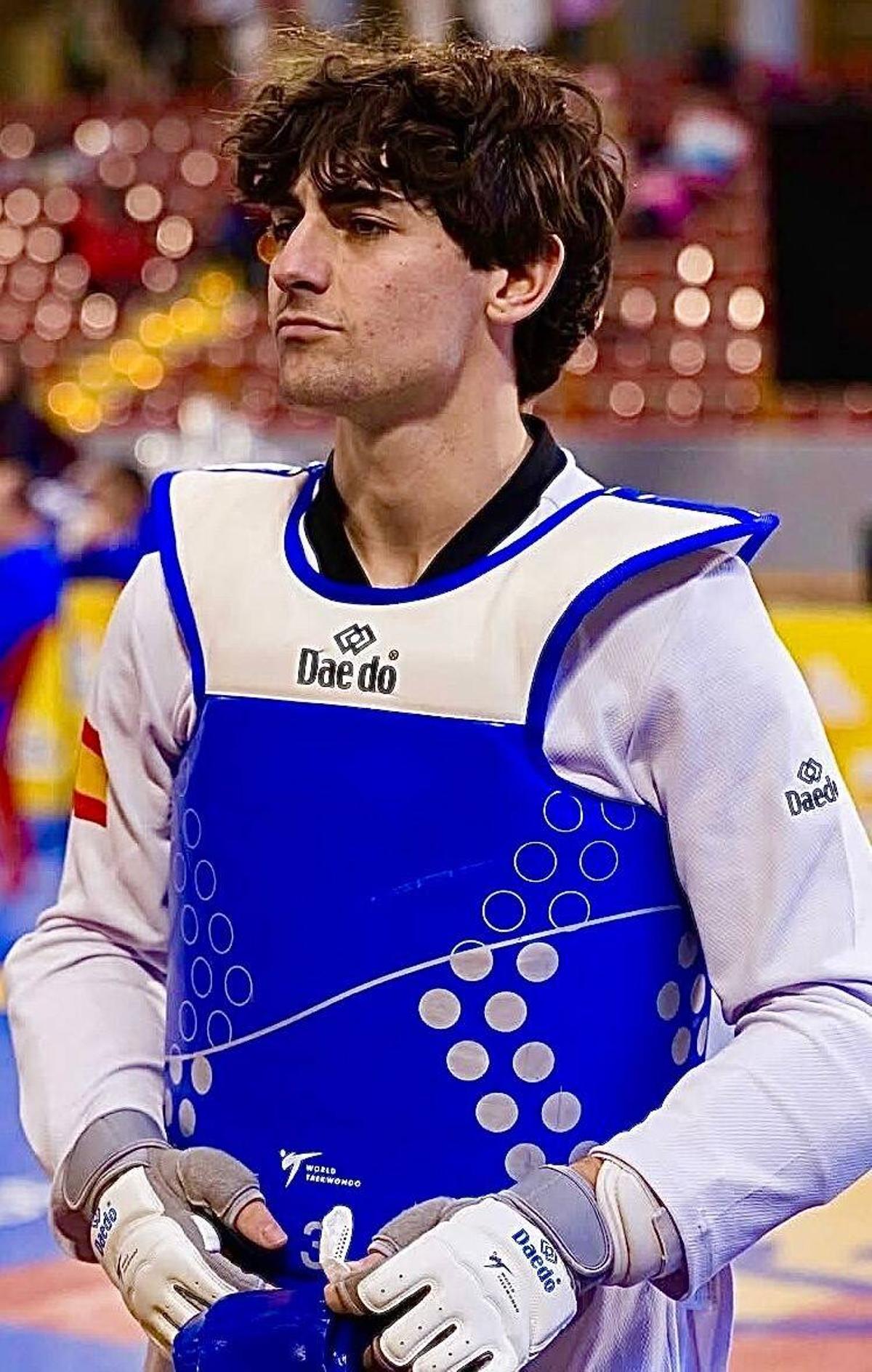 Joan Jorquera en una competició.