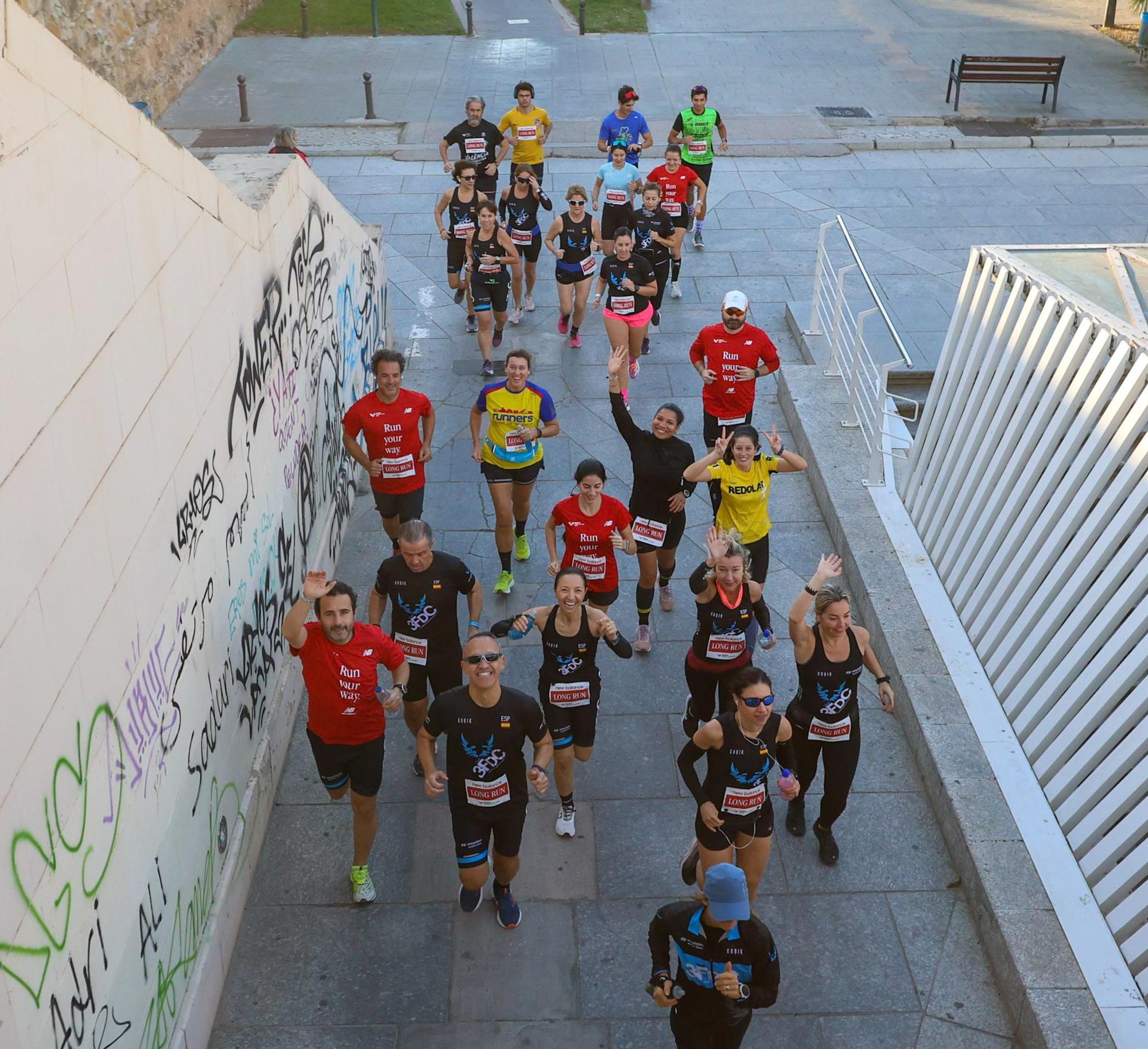 Entrenamiento long Run New Balance previo a la Maratón de Valencia