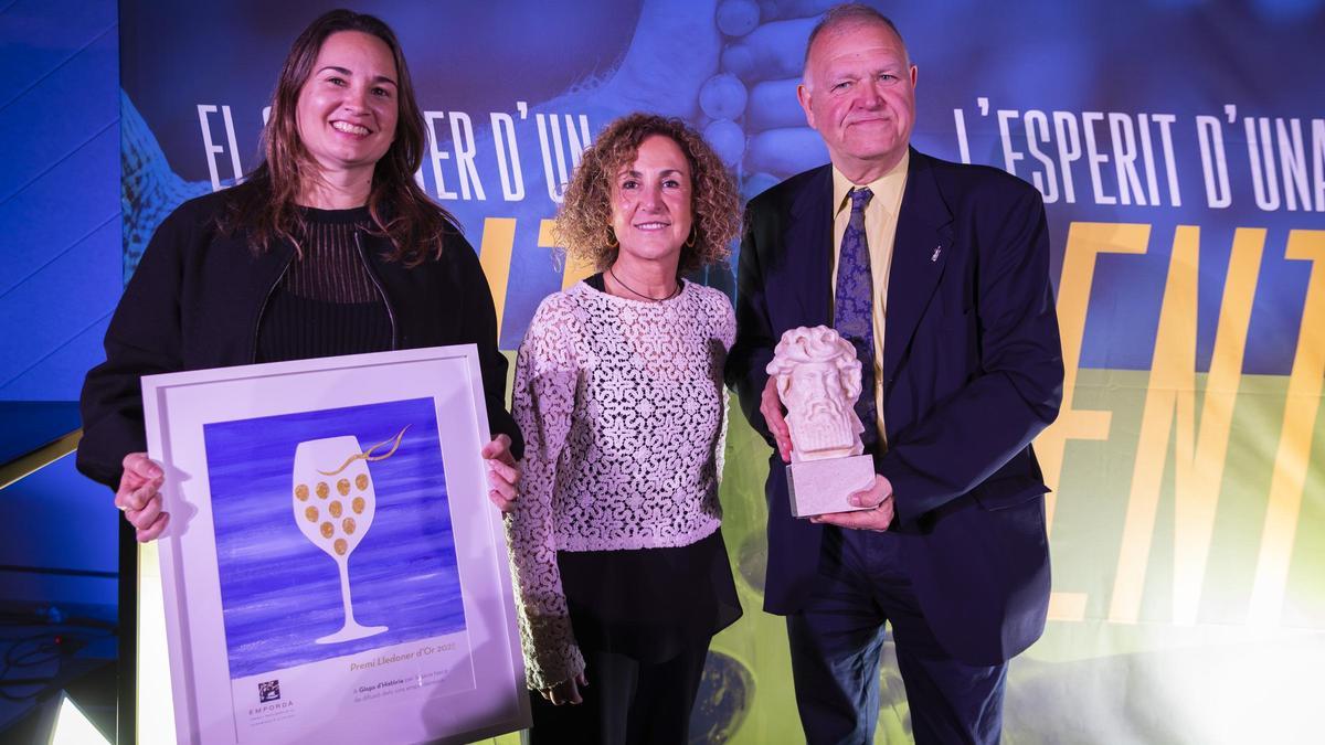 Romina Ribera, Carme Casacuberta i Joaquim Tremoleda.