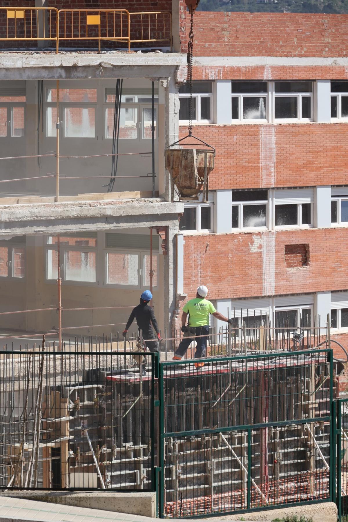 Los trabajos de reforma integral, en una imagen de este miércoles