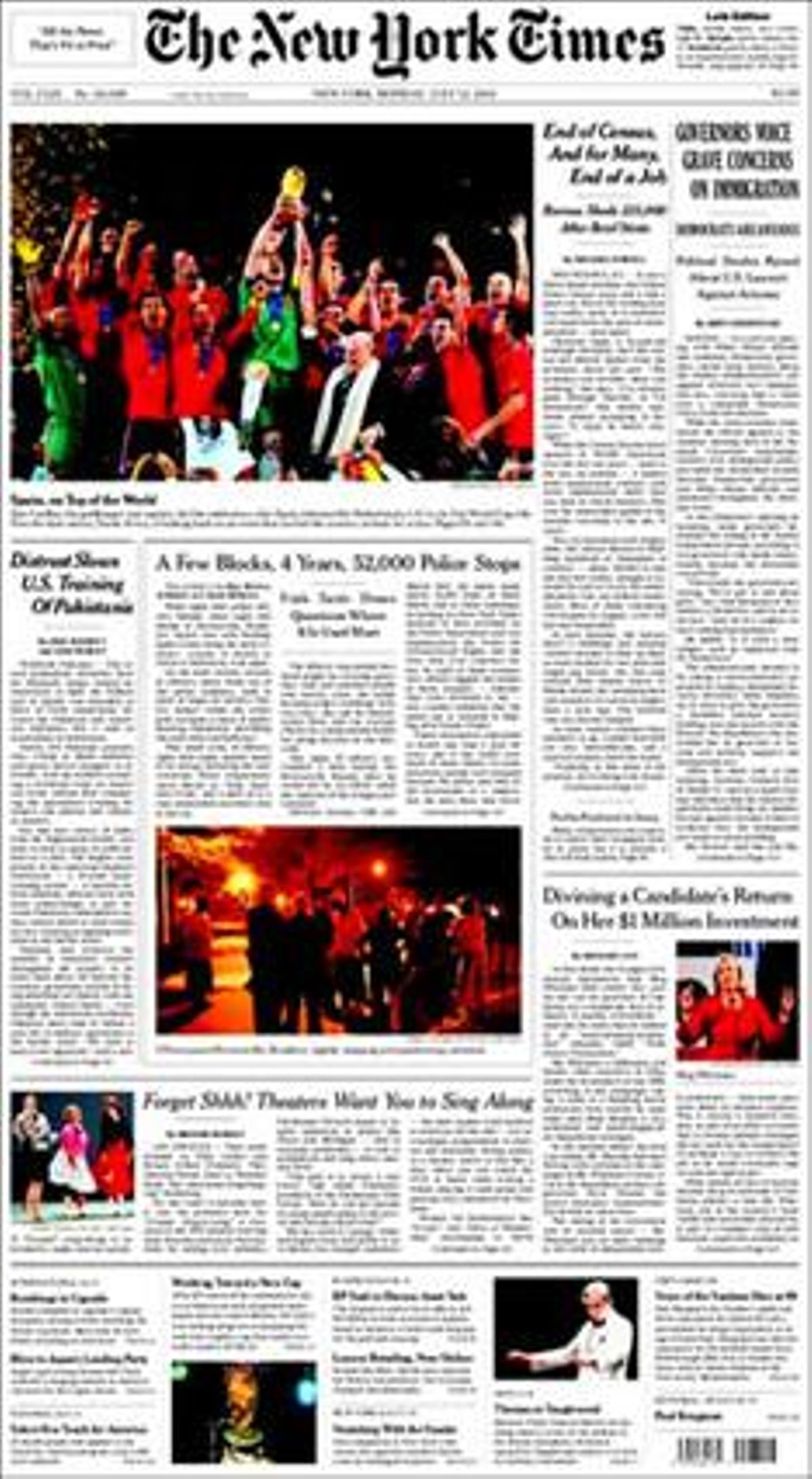 ’The New York Times’ (EUA): Espanya en el ’top’ del món