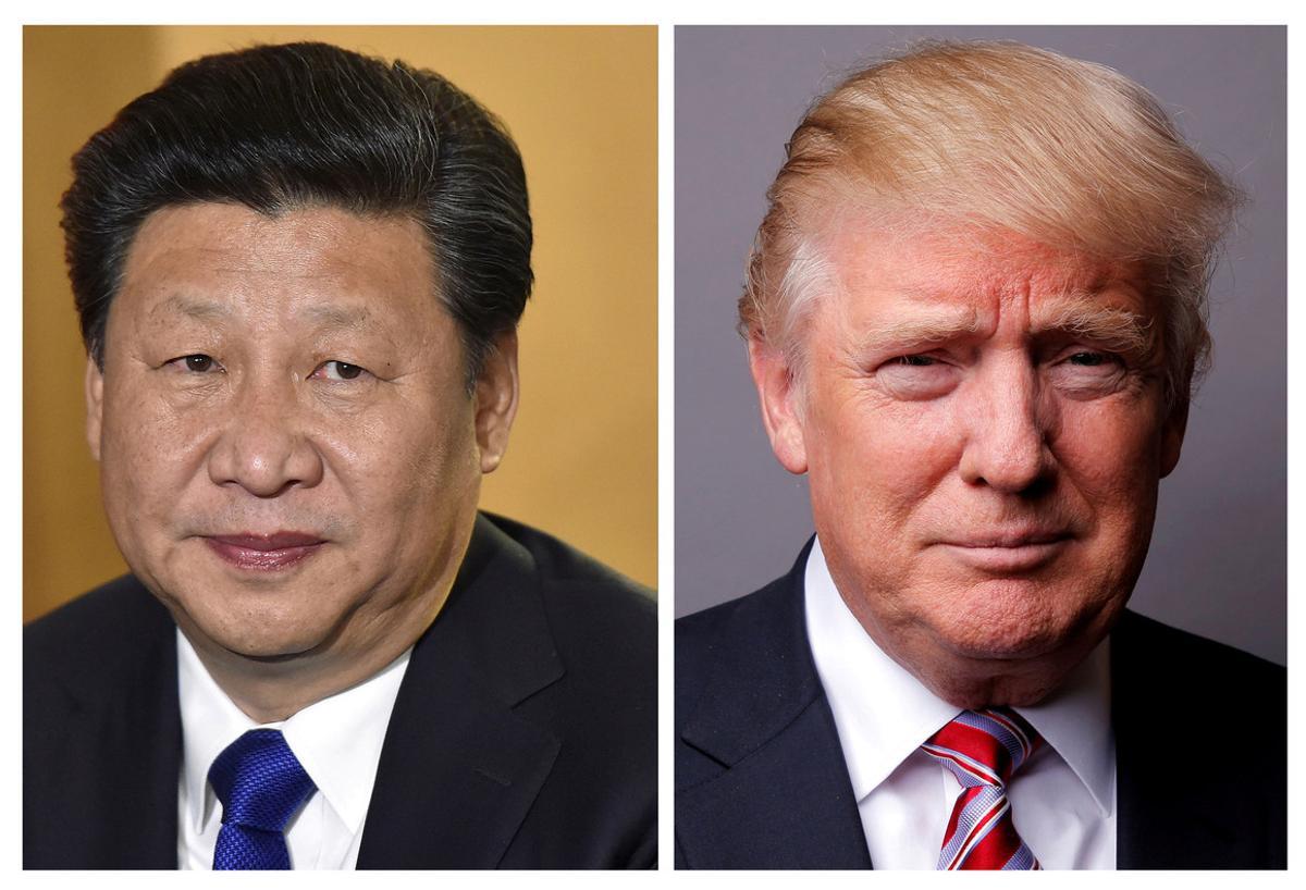 Xi Jinping y Donald Trump.