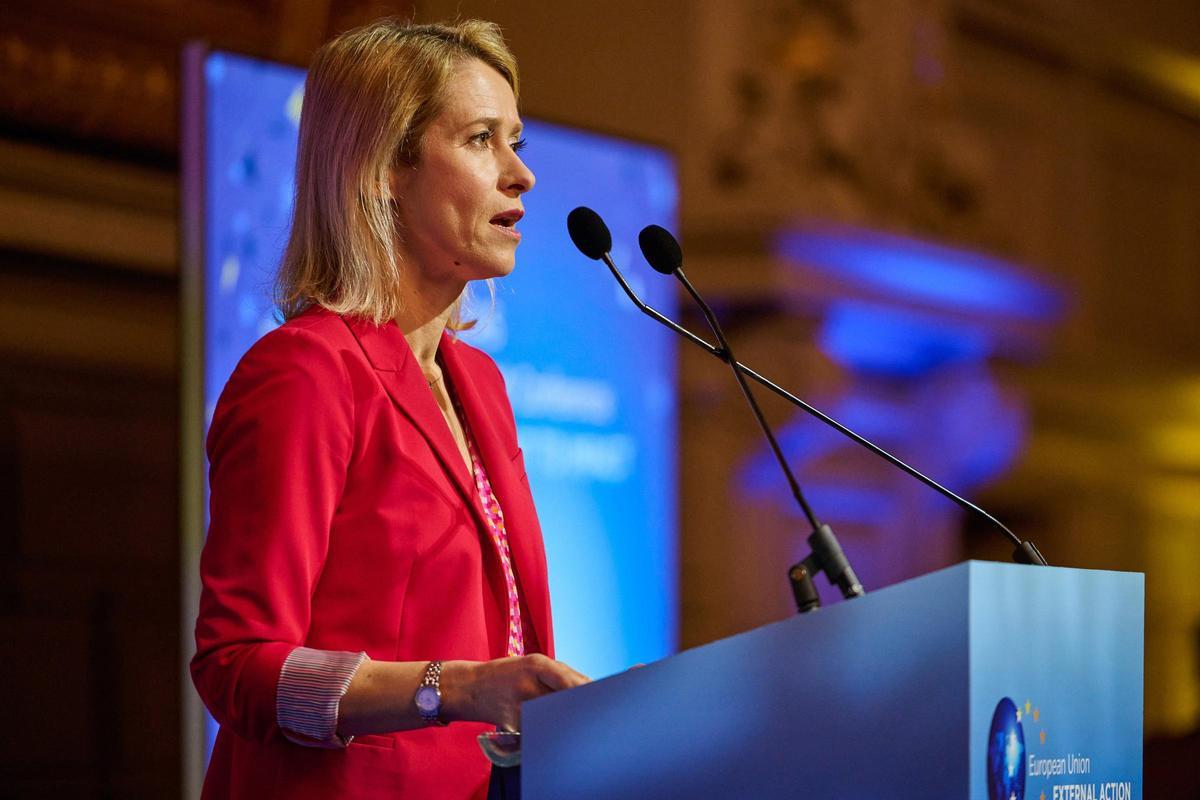 La Alta Representante de la Unión Europea para Política Exterior, Kaja Kallas.