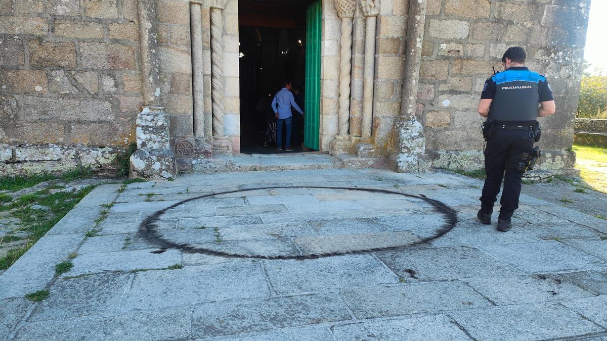 La Policía Local investiga el aro ante San Martiño.