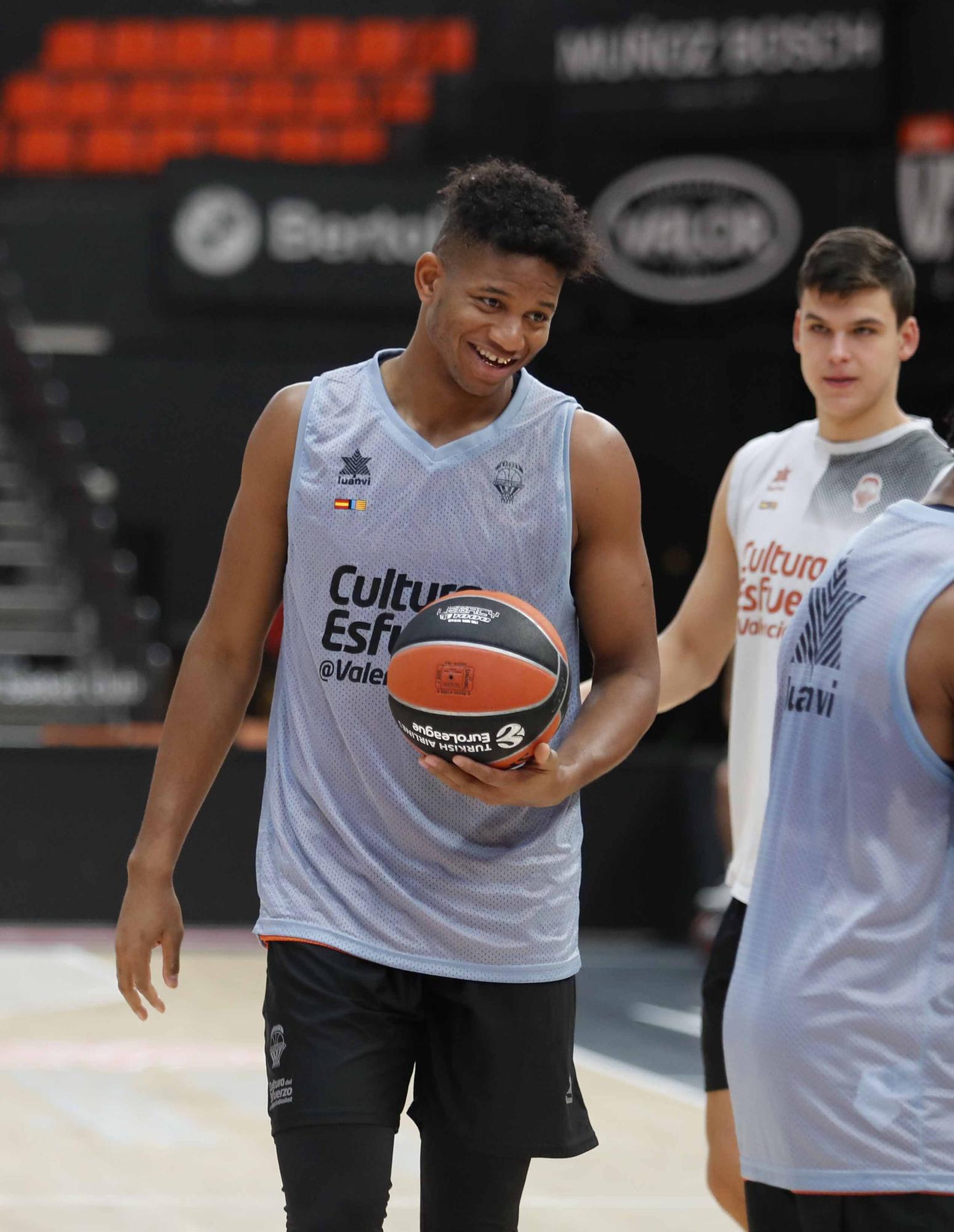 Así fue la sesión de entrenamiento para Valencia Basket