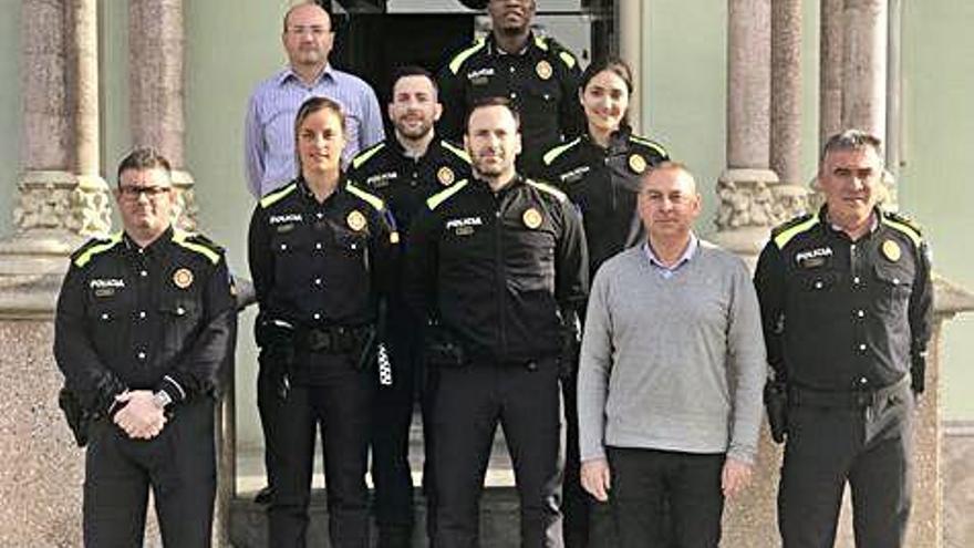 Cinc nous agents a Cassà. La Policia Local del municipi completa el 25% de la plantilla vacant