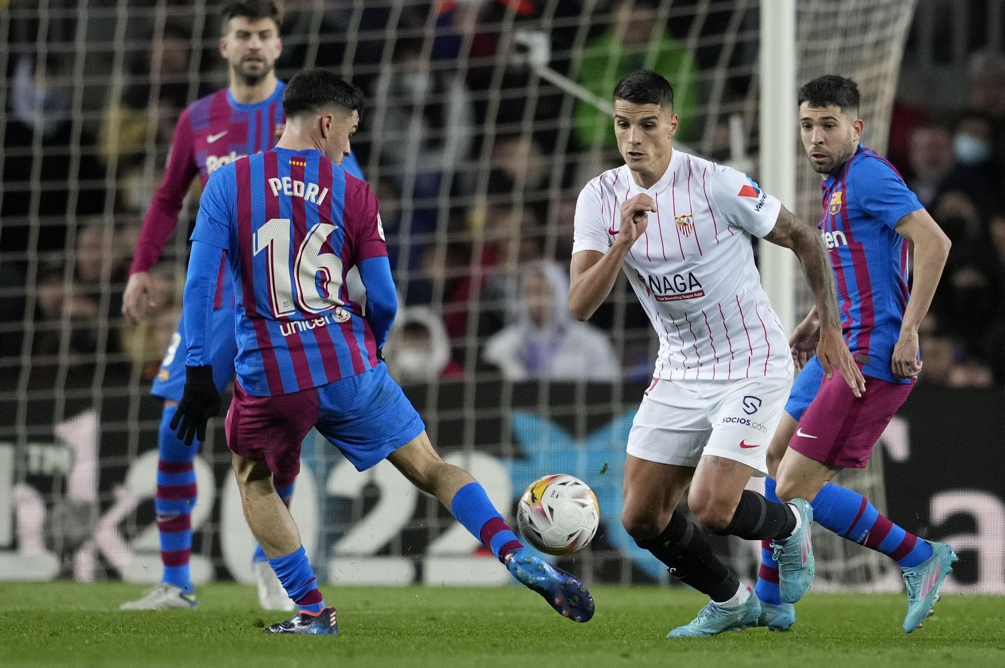 Barcelona - Sevilla, en imágenes