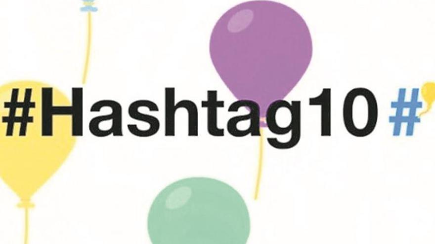 Twitter celebra el 10º aniversario de su ‘hashtag’