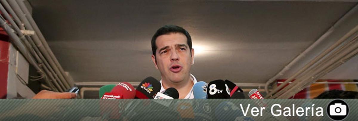 Los griegos respaldan la gestión de Alexis Tsipras