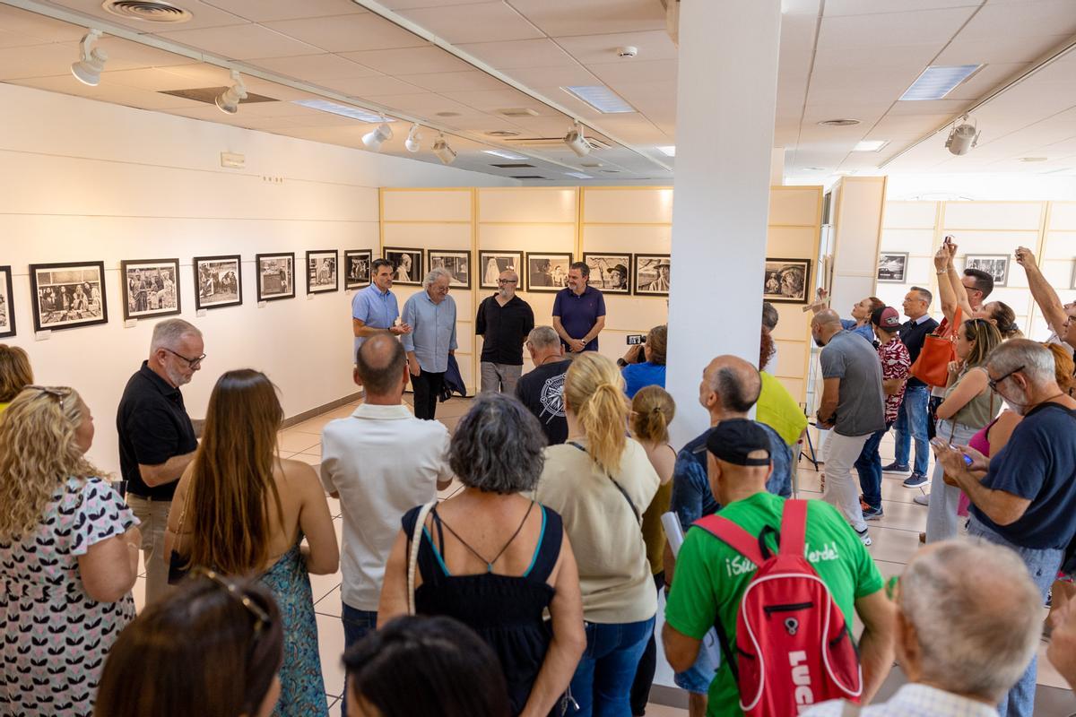 Un momento de la inauguración de la muestra