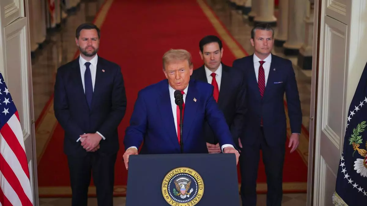 Trump cataloga el ataque estadounidense a Irán como un "éxito militar espectacular"