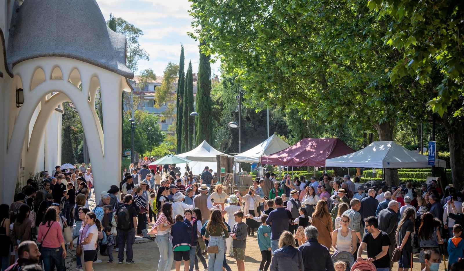 Una imagen de la Fira Modernista de Terrassa de 2022.