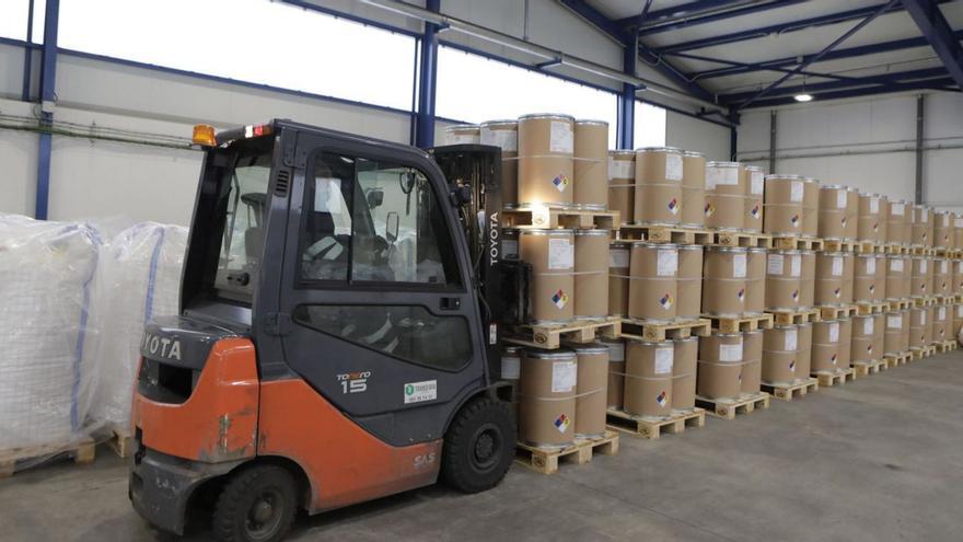 Instalaciones de la planta de Bayer en Lada. |