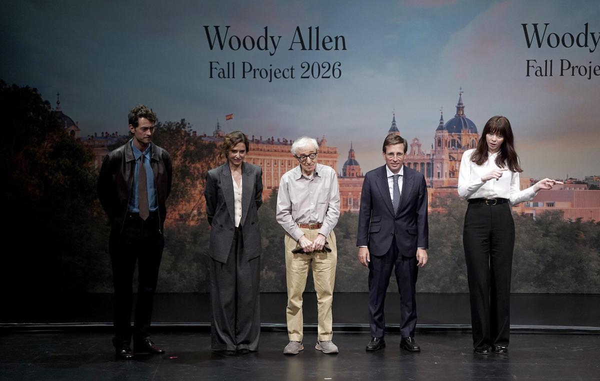 Presentación de la película de Woody Allen, que rodará en Madrid, con los actores Alexi Wasser y Peter Vives.