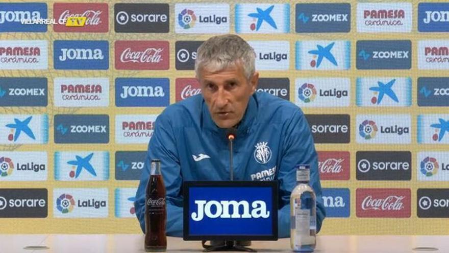 Quique Setién: &quot;Vamos a intentar acortar esta distancia&quot;