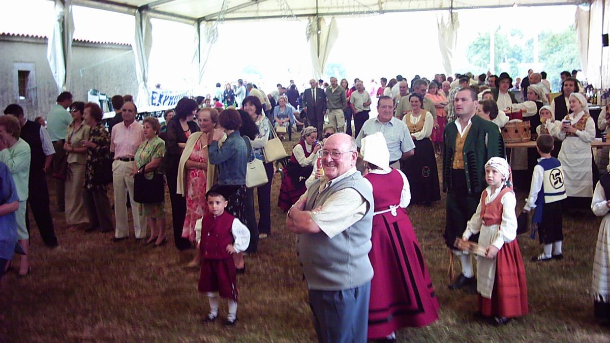 Ambiente en las fiestas de San Juan de Ables, en Llanera, en una edición anterior.