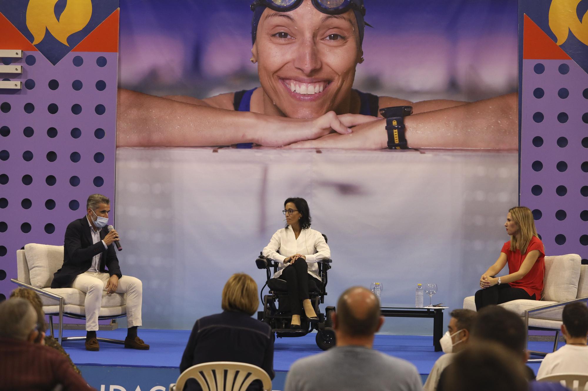 Teresa Perales, en Avilés