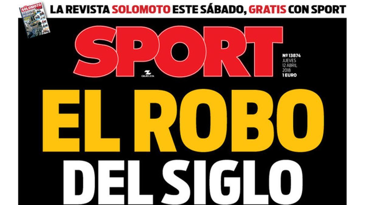 La portada de hoy