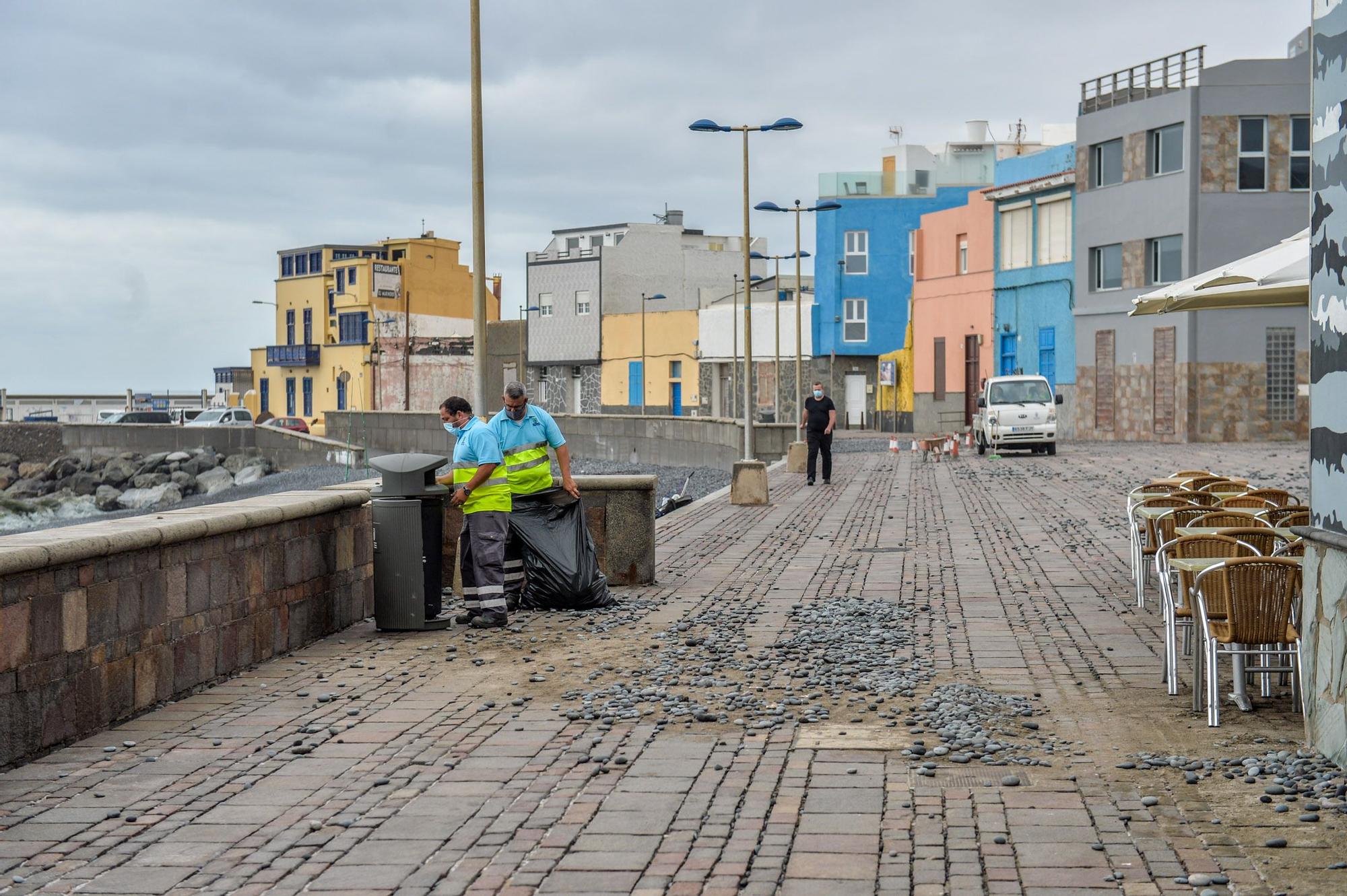 El barrio de San Cristóbal tras el temporal