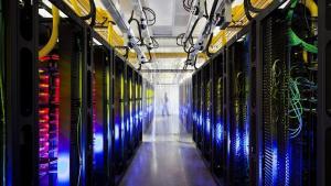 Centro de almacenamiento datos de Google en Iowa, Estados Unidos.