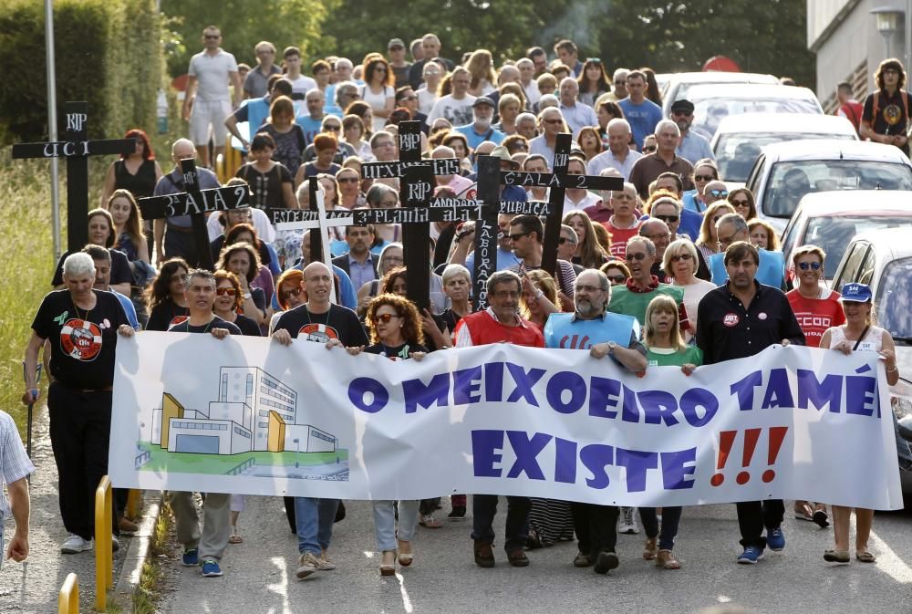 Manifestación por Un Meixoeiro "con futuro"