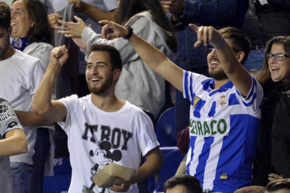 La afición en el Dépor-Alavés