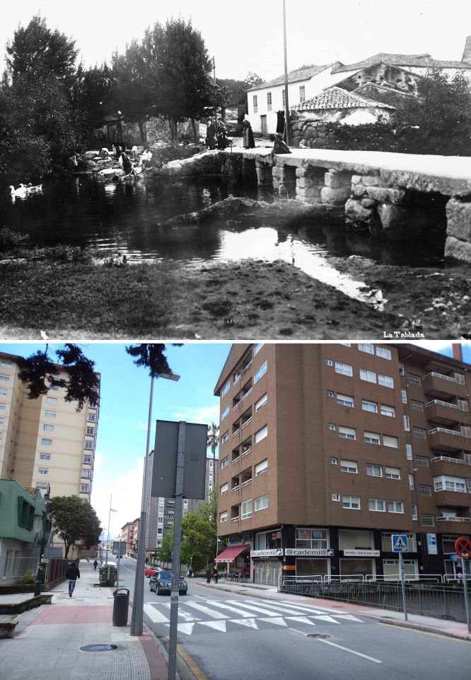 Pontevedra en el recuerdo | "Lavandeiras" y chapuzones en el Gafos