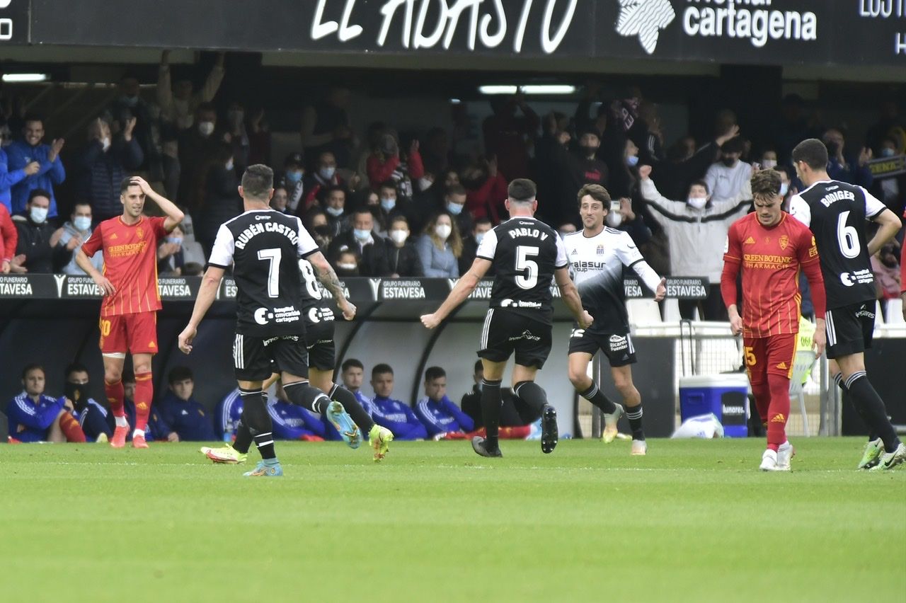 Así ha sido el partido del FC Cartagena contra el Zaragoza