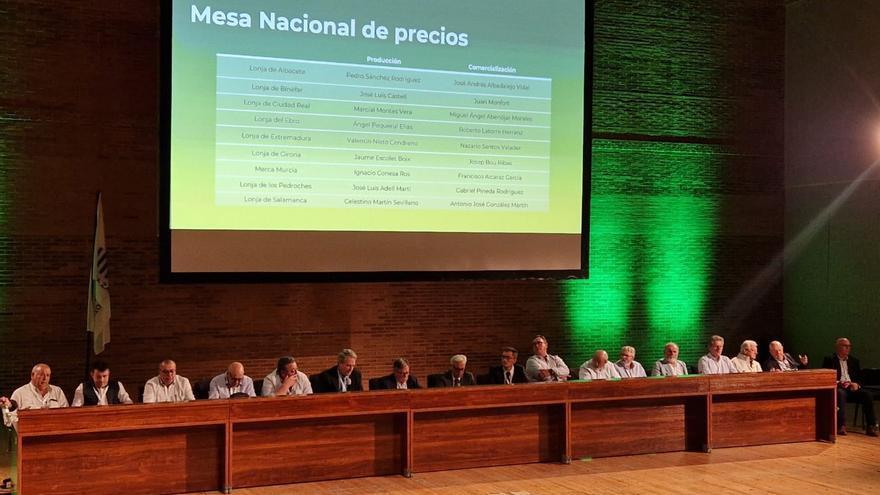 El consejero de Agricultura, Ganadería y Alimentación del Gobierno de Aragón, Javier Rincón, en la XXII Mesa Nacional del Ovino.