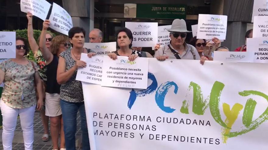 Protestas de mayores de Los Pedroches en Córdoba