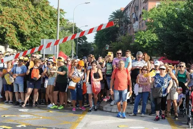 Romería de la Virgen de la Fuensanta: Paso por Santiago El Mayor