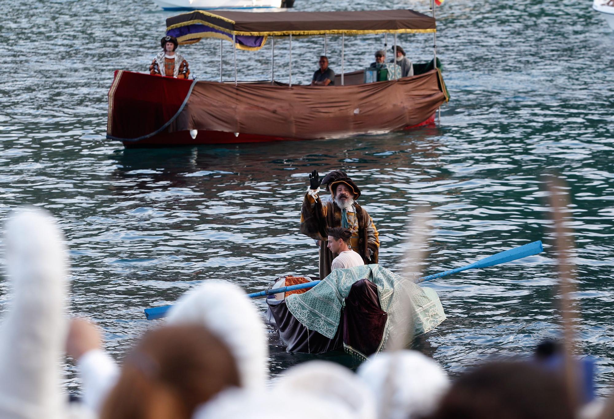 El desembarco de Carlos V en Tazones, así es la gran recreación histórica de Villaviciosa