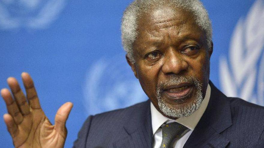 Annan se declara optimista sobre el resultado de la cumbre de mañana en Ginebra