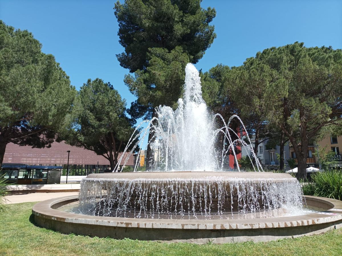 La Font Lluminosa de Figueres, aquest divendres a la tarda