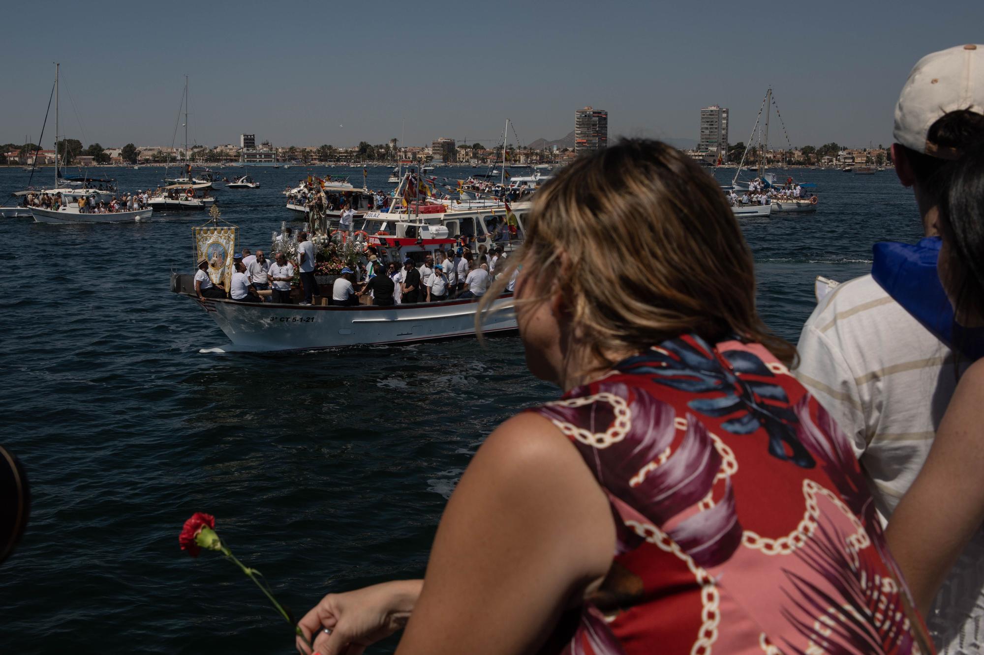 Procesión marítima de la Virgen del Carmen