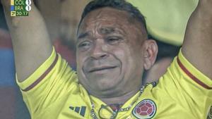 ¡Brutal! La emotiva reacción del padre Luis Díaz tras su doblete ante Brasil