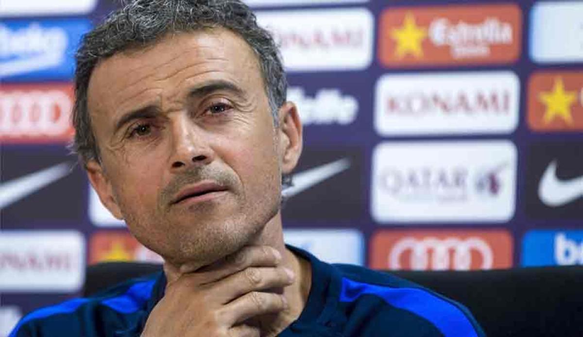 Luis Enrique envió un mensaje a la afición