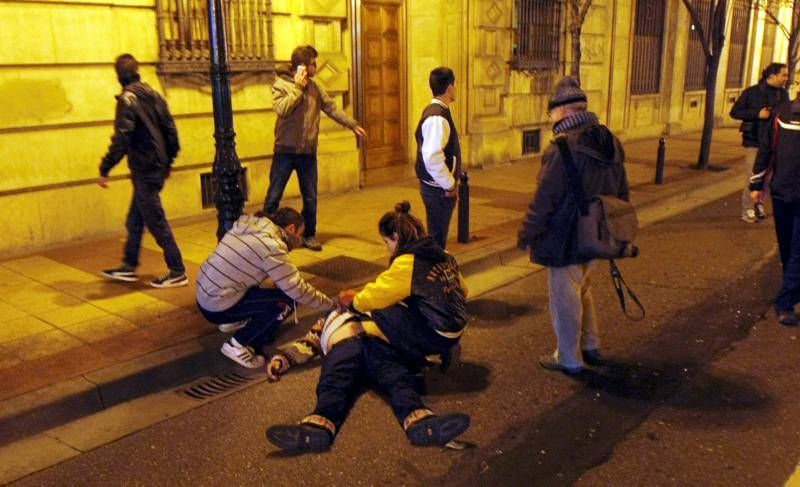 Fotogalería de los incidentes en Zaragoza