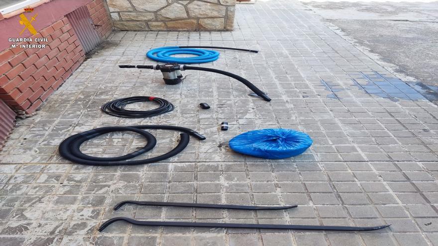 Detenidas dos personas por sustraer gasoil de un camión estacionado