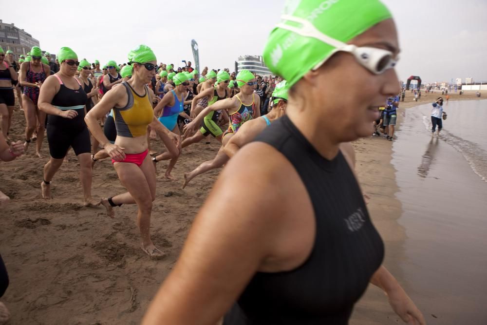 Trialtlón de la mujer en Gijón