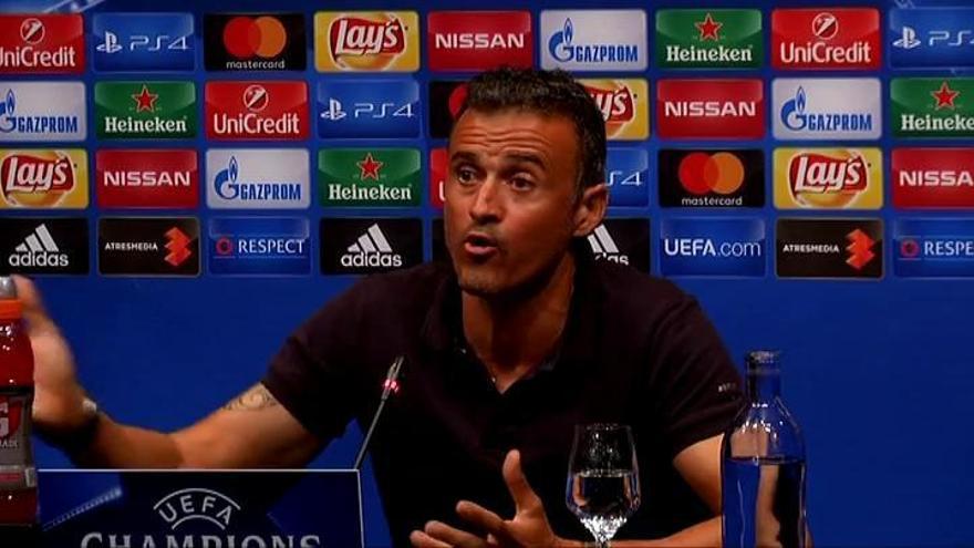 Luis Enrique: &quot;Messi es el fútbol total, sería poco inteligente ponerle límites&quot;