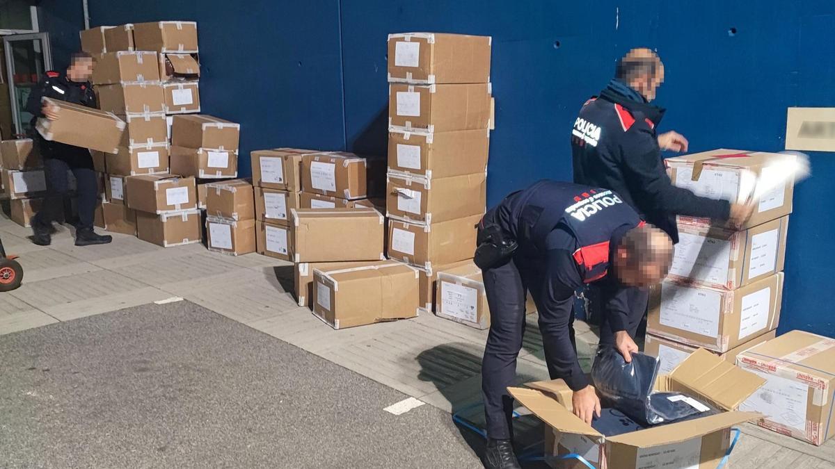 Carga robada de un camión