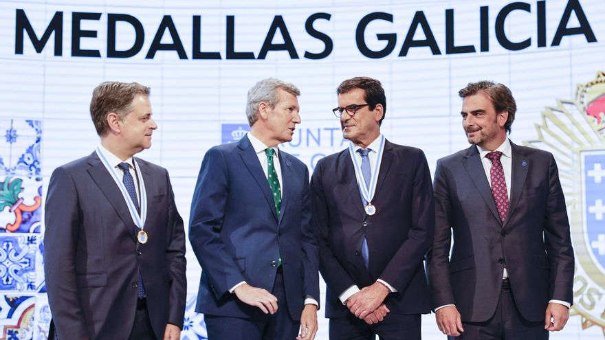 Los alcaldes de Oporto y Braga recogen las Medallas de Galicia en un acto marcado por la cooperación entre territorios