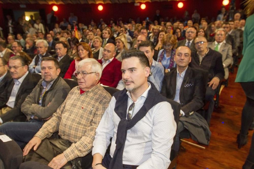 Casado apadrina las candidaturas de Ballesta y López Miras