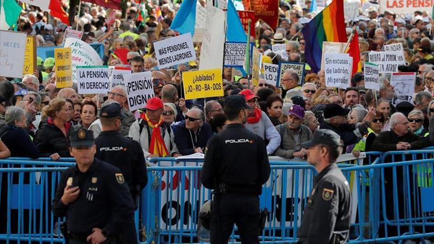 Jubilados avisan de que no pararán hasta blindar la pensión con el IPC