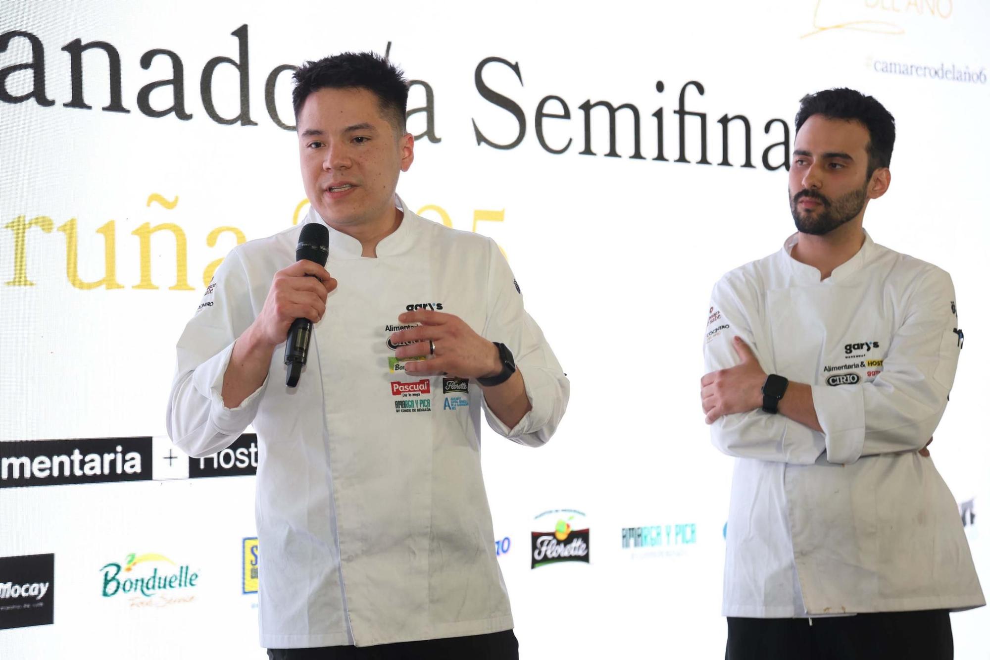 Semifinal en A Coruña para elegir al mejor camarero y al mejor cocinero de España